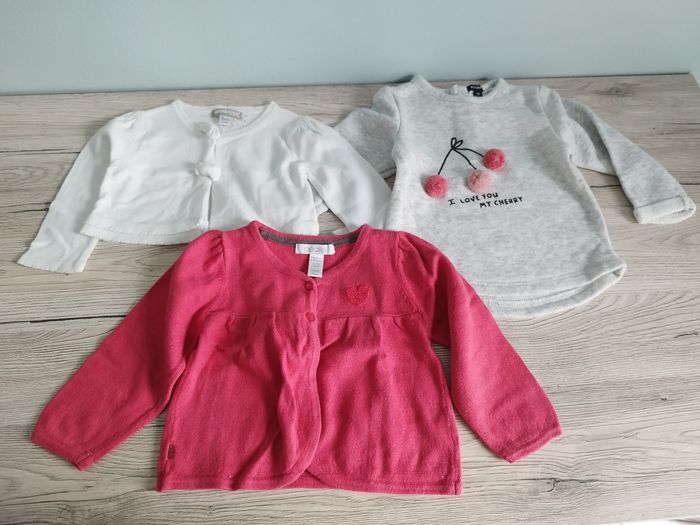 Lot de 19 vêtements hiver fille 9 mois - photo numéro 7