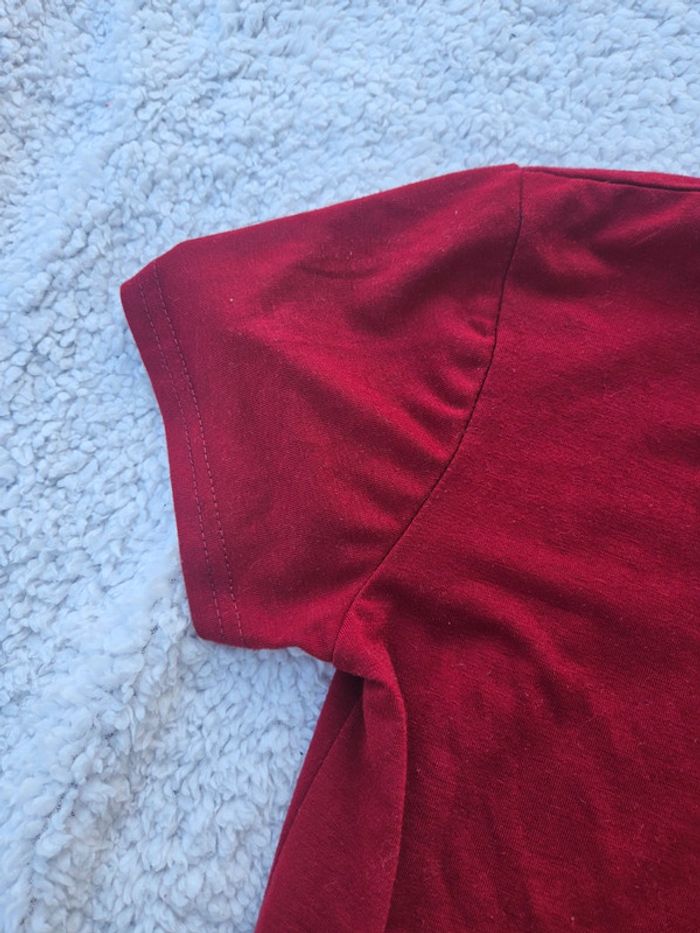 T-shirt Court Rouge - photo numéro 3