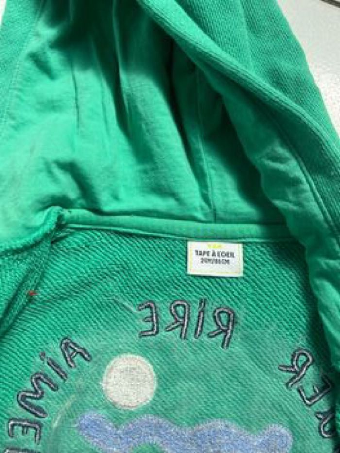 Veste verte à capuche - photo numéro 5