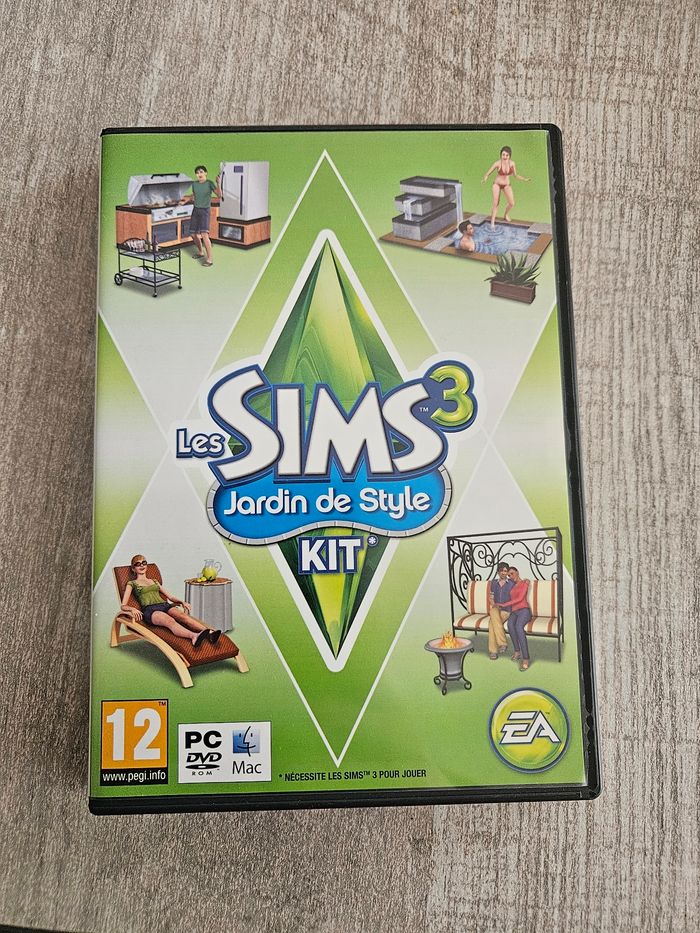 Jeu vidéo Sims 3 - kit Jardin de style