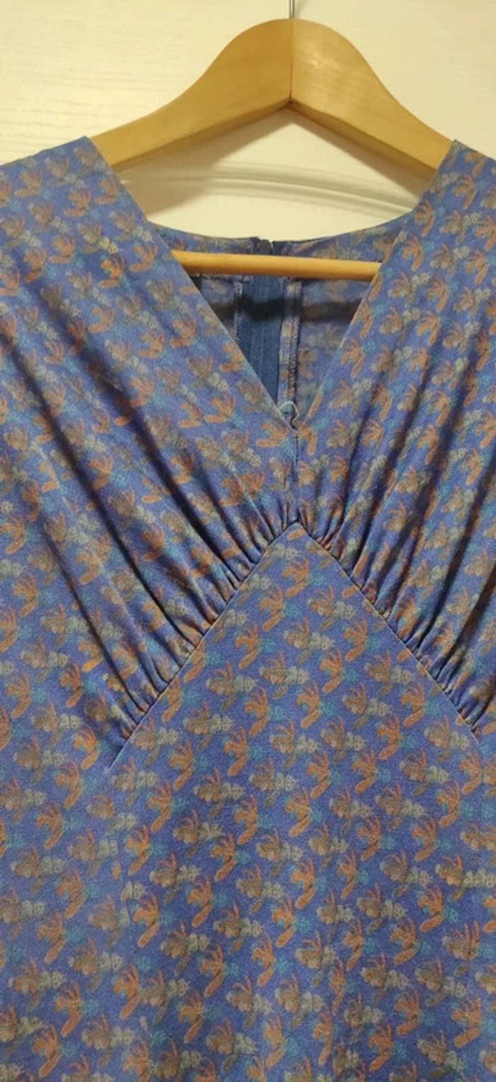 Robe vintage lilas Tricosa Paris 44 - photo numéro 2