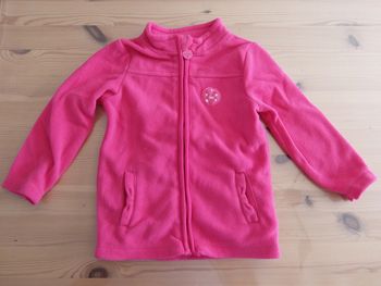Veste polaire rose