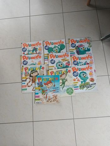 Lot de 10 magazines Pirouette pour enfants de 5 à 8 ans