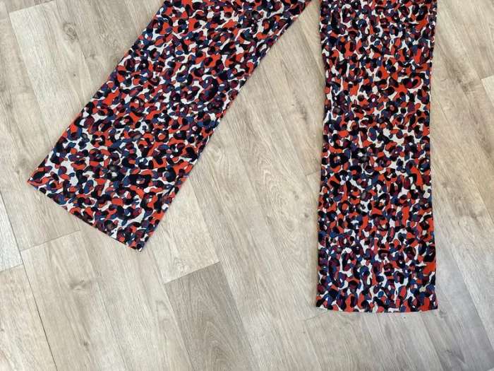 Les petites pantalon fluide, été imprimé taille M/38 multicolore - photo numéro 11