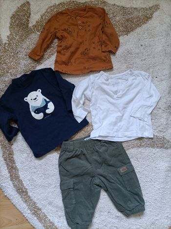 Lot de vêtements 6 mois.