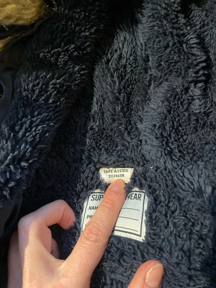 Manteau hiver 2 ans TBE - photo numéro 3