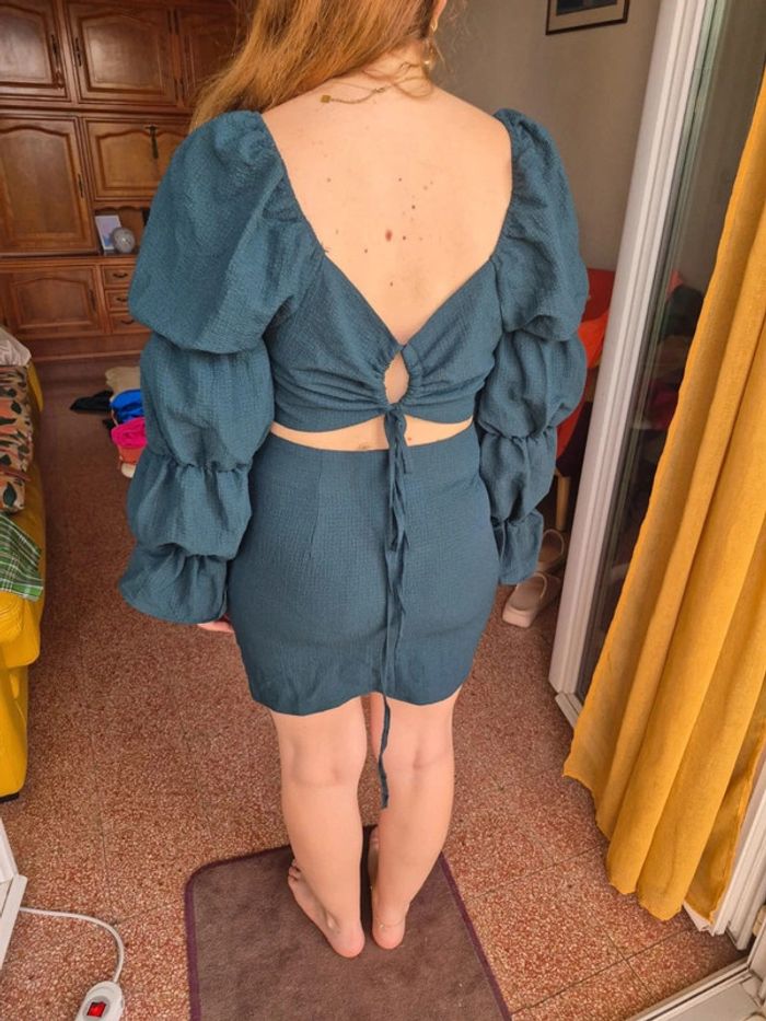 Ensemble uni bleu roi - photo numéro 3