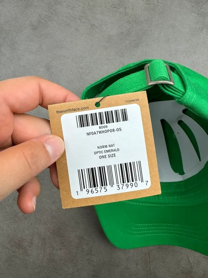 Casquette The North Face Verte Logo Brodé Neuve - photo numéro 8