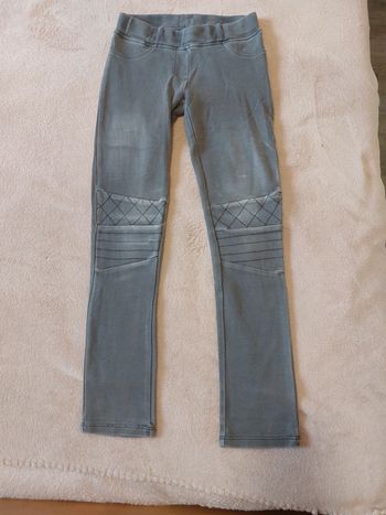 Jeggings gris effet délavé 7 ans
