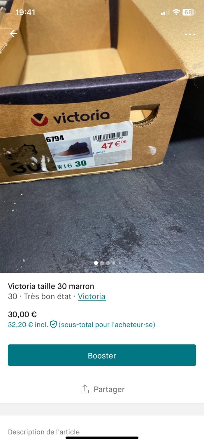 Vend victoria taille 30 - photo numéro 4