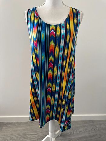 Robe multicolore ethnique aztèque TU