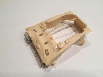 Intérieur beige pièce détachée miniature Burago Mercedes 300 SL 1954 1/18 1/18e #A1