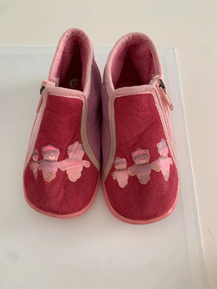 Chaussons motif oursons