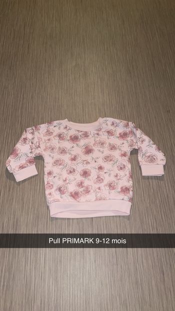 Pull fille 9-12 mois PRIMARK