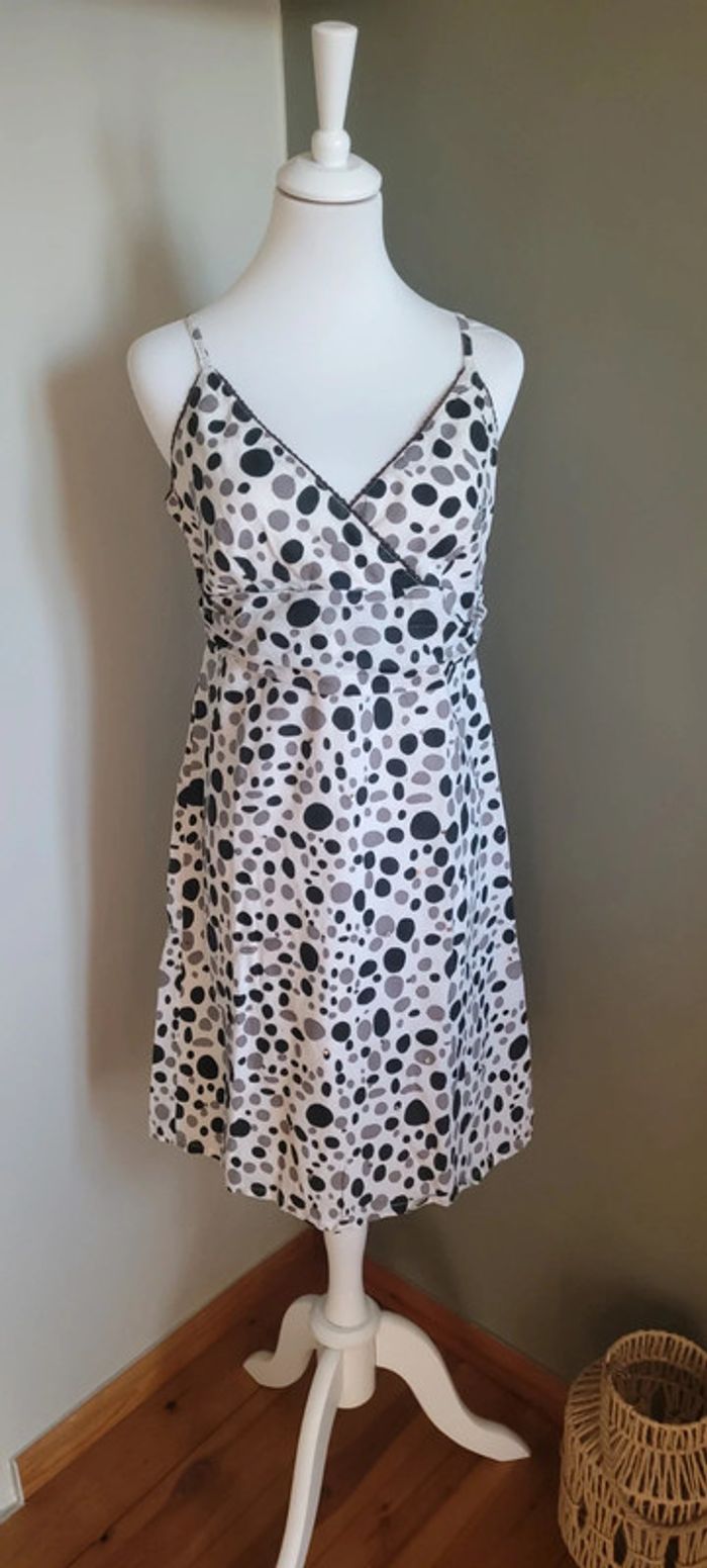Jolie robe à pois Visto Bueno Taille M - photo numéro 2