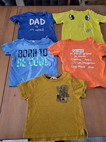T.shirts MC garçon 18mois