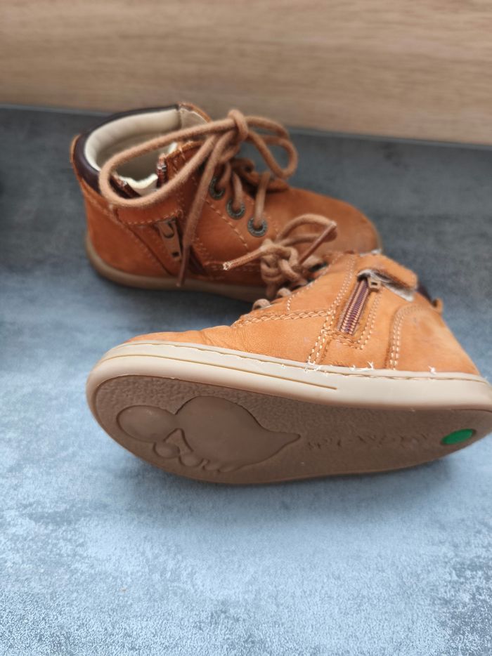 Kickers marron en cuir - photo numéro 7