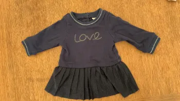 Robe tao fille 3 mois bleu marine