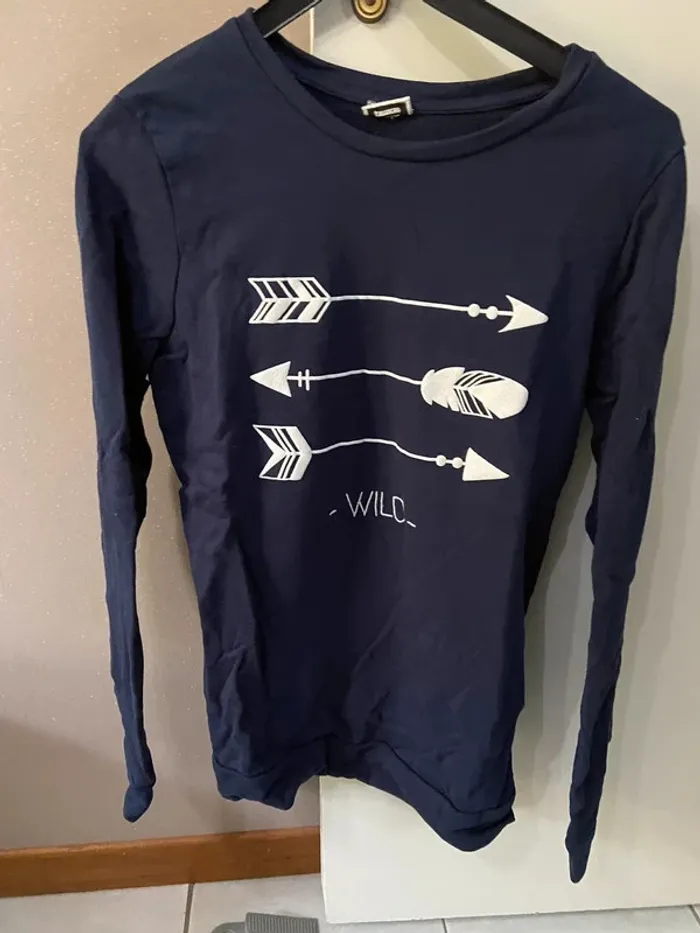 Pull bleu marine