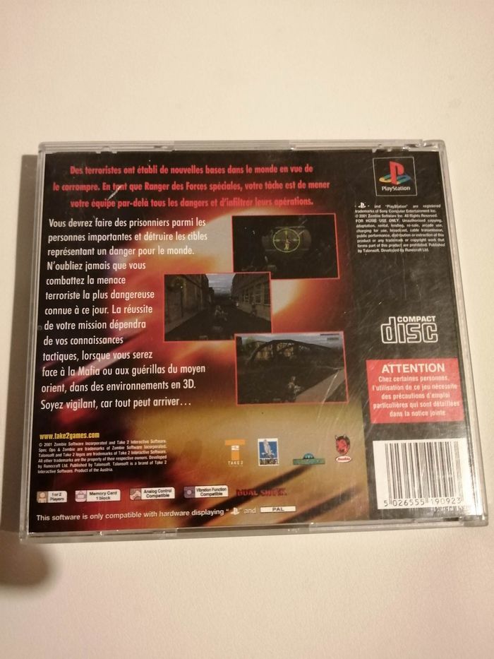Jeu de PS1: Specops ranger elite - photo numéro 3