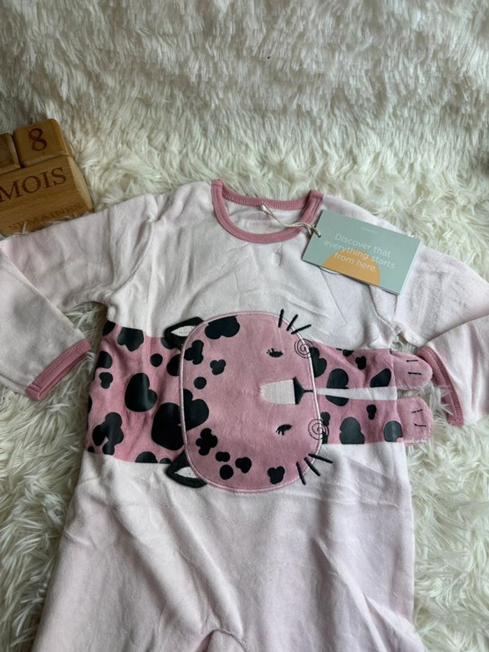 Pyjama velours rose Boboli taille 18 mois - photo numéro 3