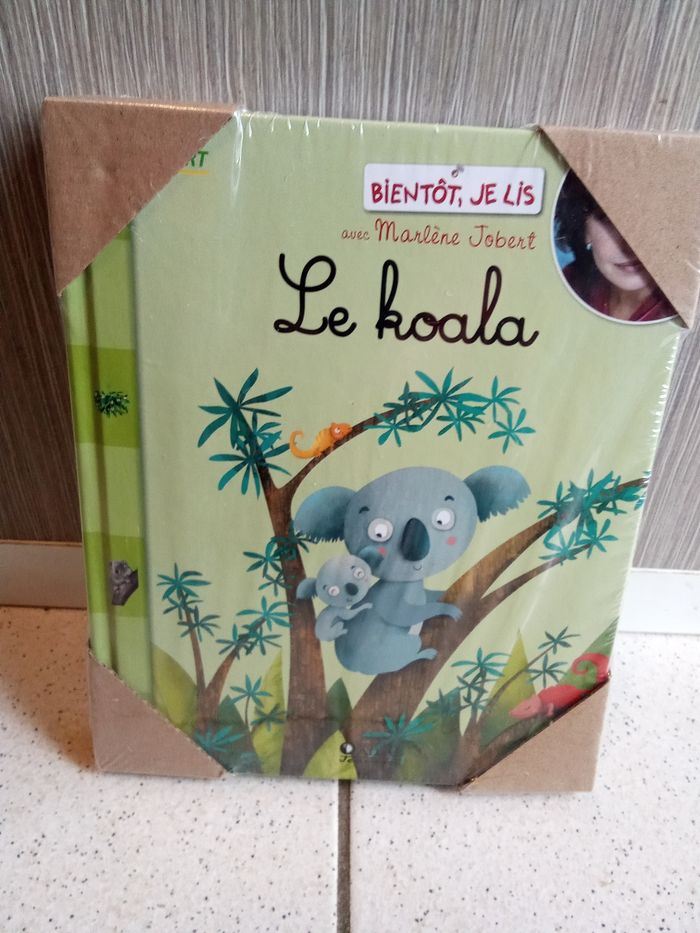 Lot de 2 livres neufs bientôt le lis, avec Marlène Joubert, le hérisson, le koala, histoire, imagier, animaux, dès 2 ans