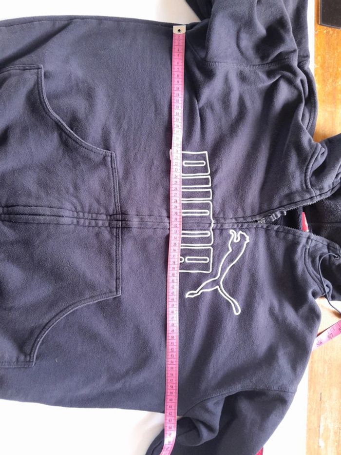 Belle veste capuche zip Puma L - photo numéro 9
