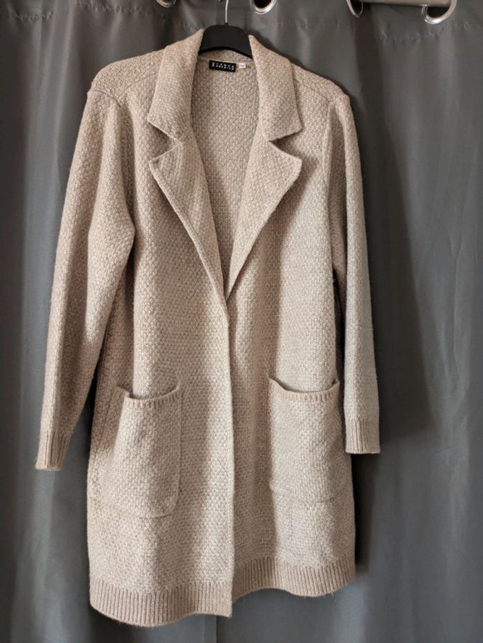 Magnifique Gilet Manteau Cardigan - Taille 44/46 - photo numéro 4