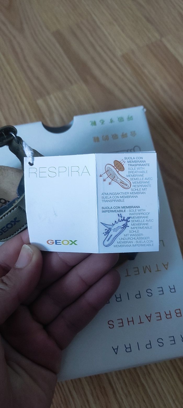 Sandales / chaussures cuir geox taille 22 neuve - photo numéro 6