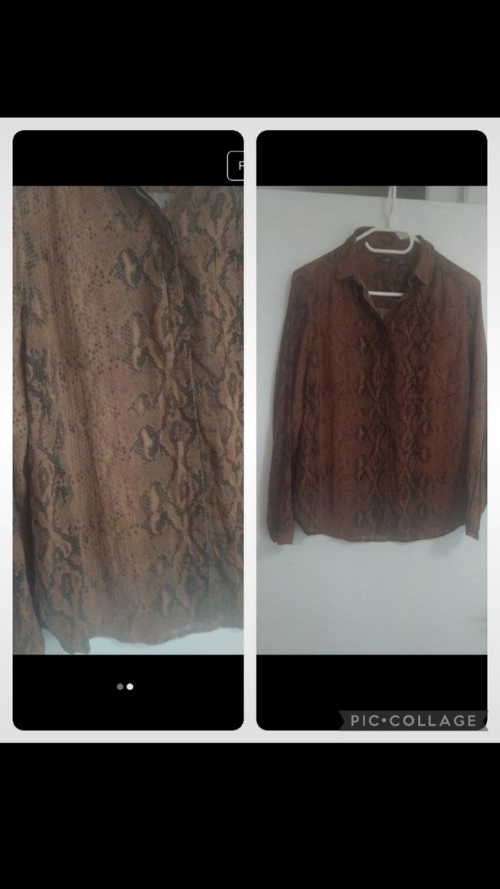 Chemise ml style serpent en tbe 🤩