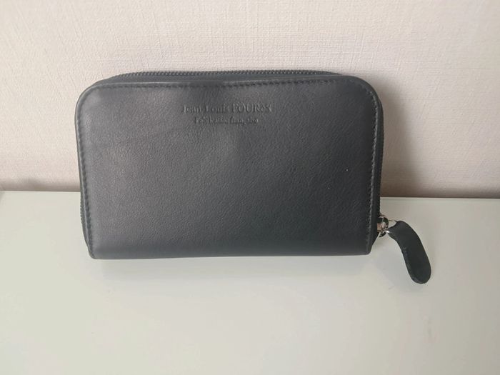 Jean Louis Fourés des ateliers fourés portefeuille cuir noir neuf