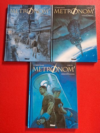 Lot de 3 bd metronom 1 à 3
