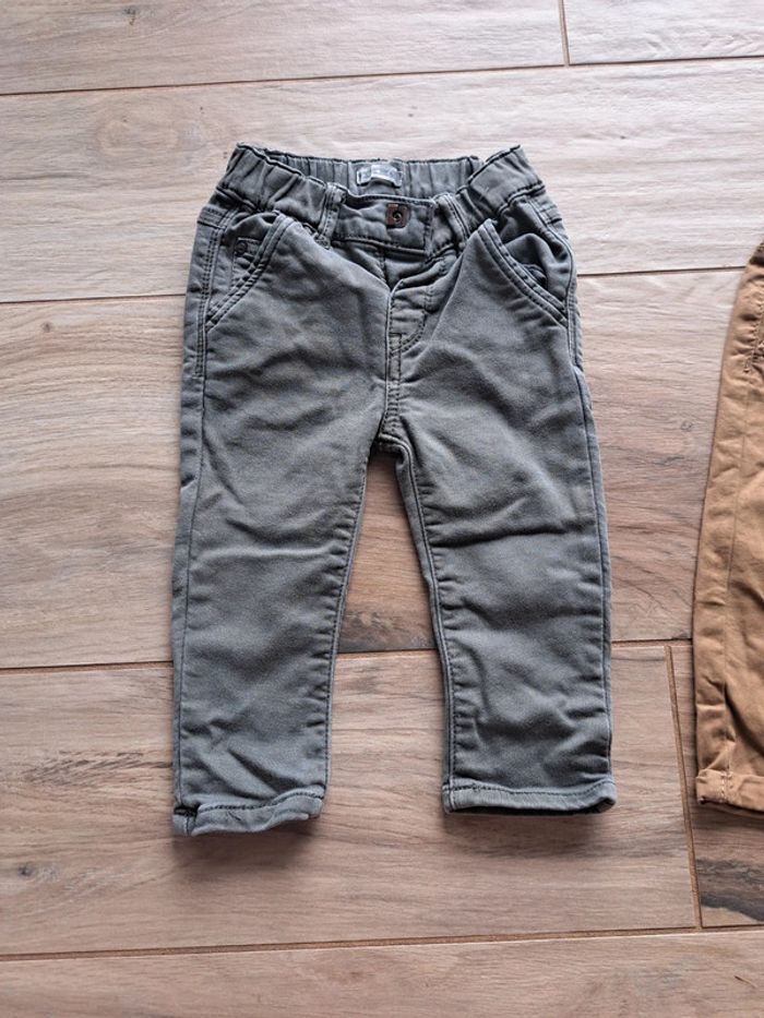 Lot 3 Pantalons 12 mois Lulu Castagnette - photo numéro 3