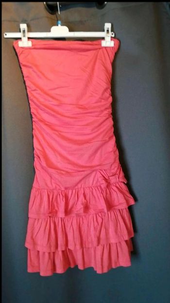 Robe  bustier à volants