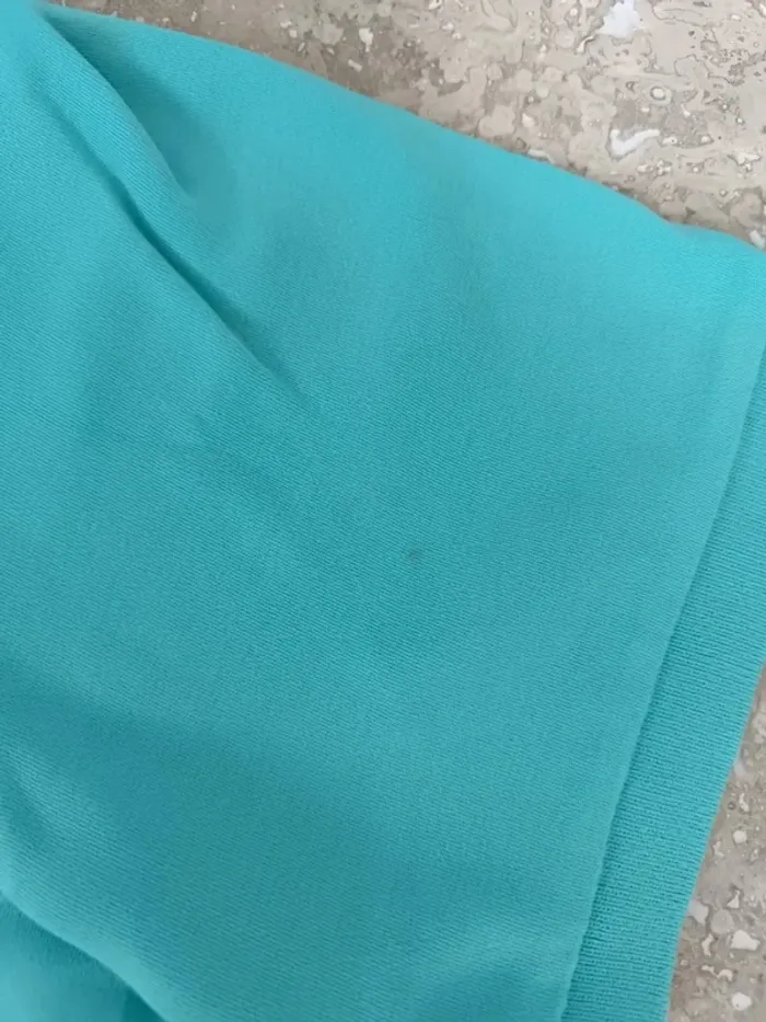 Polo Ralph Lauren homme L pima coton vert menthe logo orange excellent état petit défaut - photo numéro 14