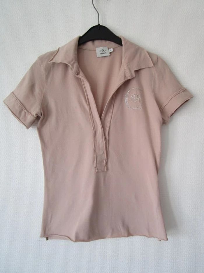 Polo rose poudré Cerruti S TBE - photo numéro 2