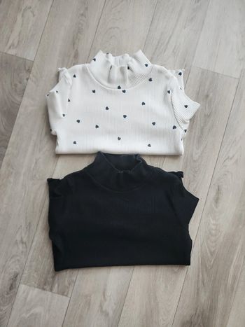 Lot de 2 tee shirt col montant 3 ans