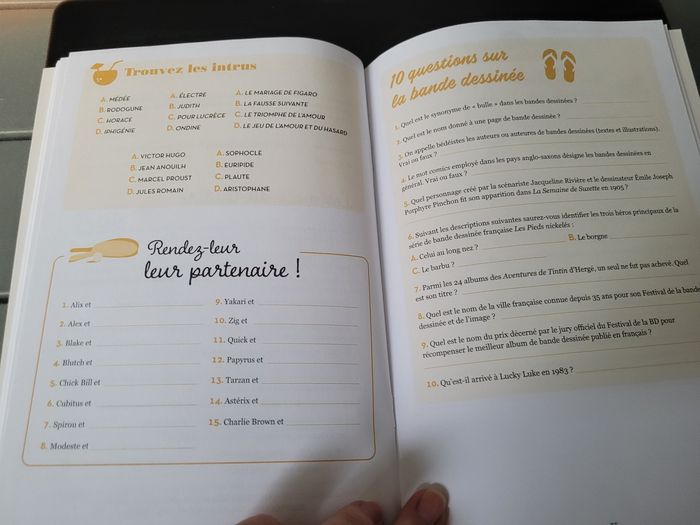 Cahier de jeux neuf culture générale first éditions - photo numéro 3