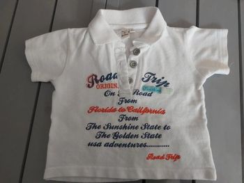 Polo 12 mois manches courtes