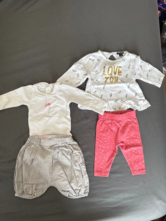 Lot bébé fille 1 mois mi saison - photo numéro 5