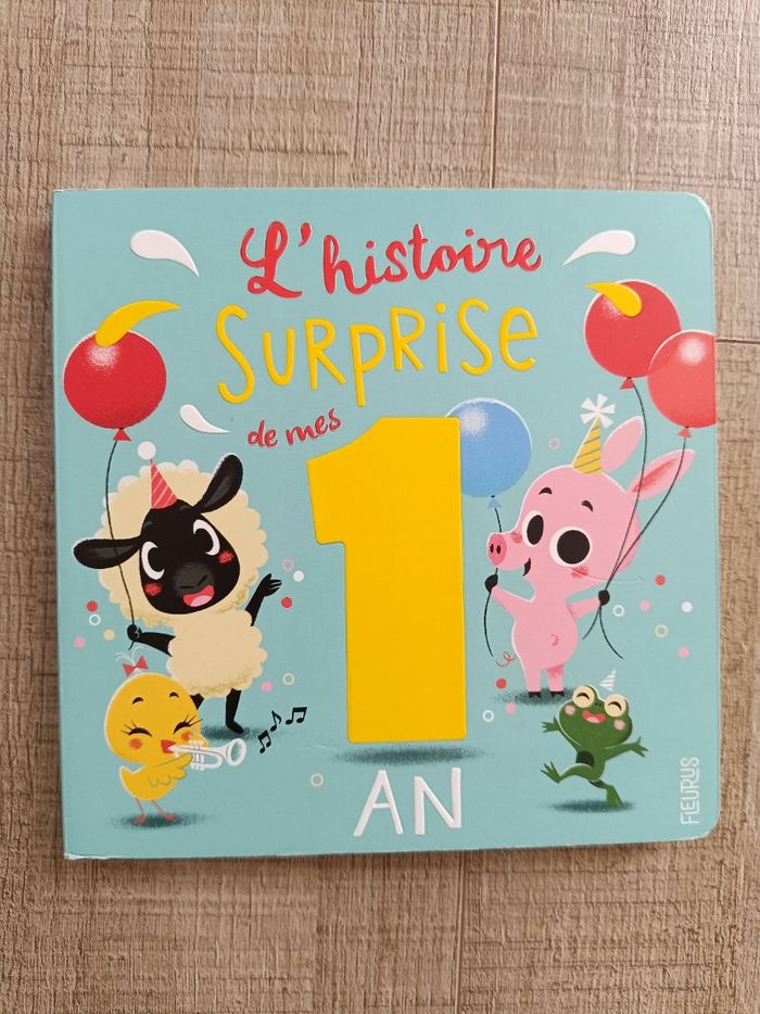 Livre l'histoire surprise de mes 1 an - photo numéro 1