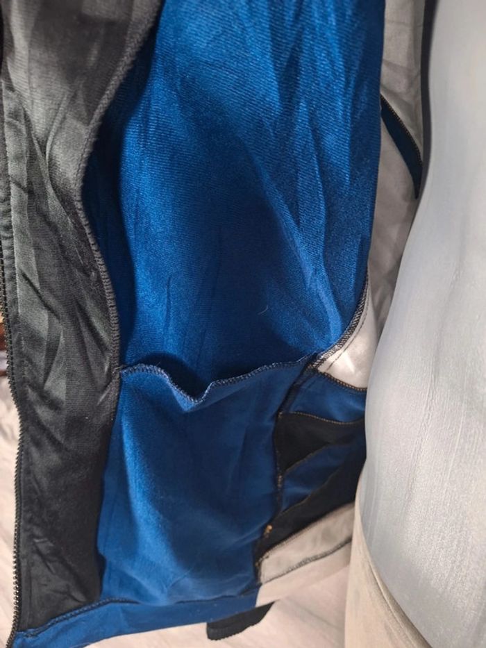 Veste Puma vintage M/L bleu noir jaune logo brodé rétro 90s - photo numéro 9