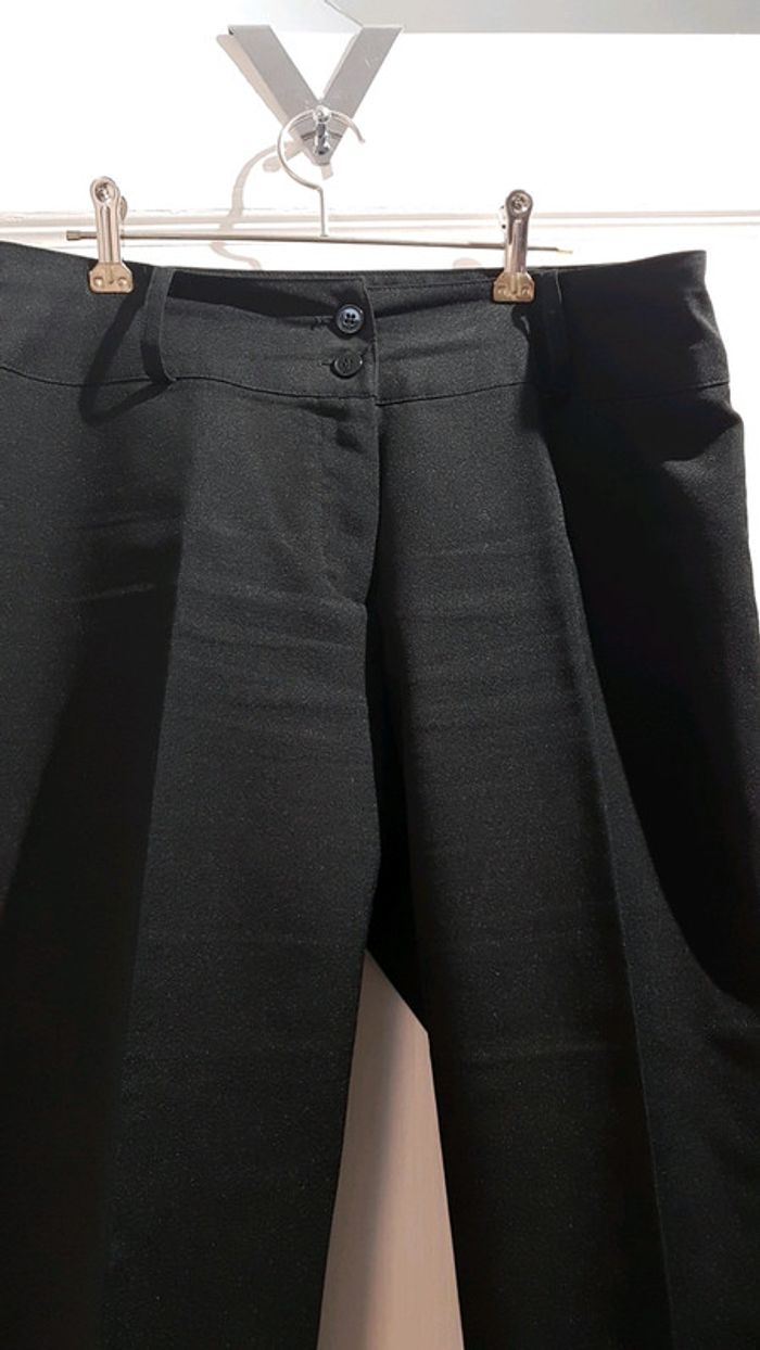 Pantacourt à pinces noir - photo numéro 2