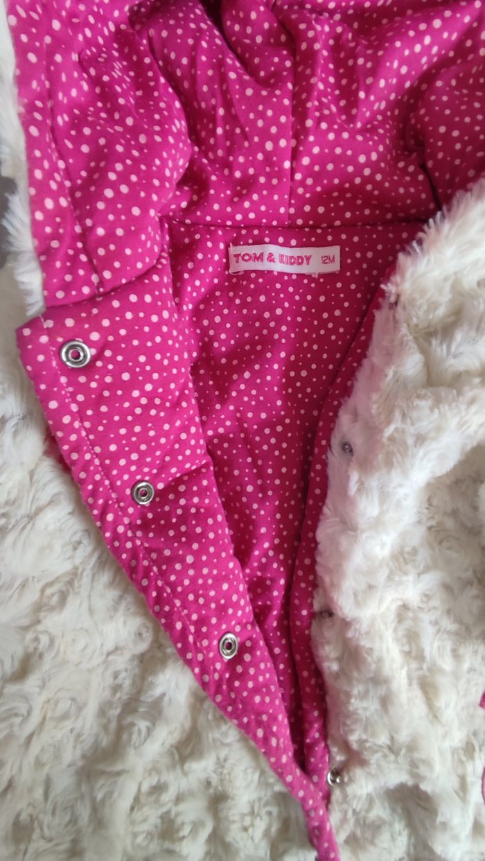 Manteau moumoute fille Tom & KIDDY - photo numéro 3