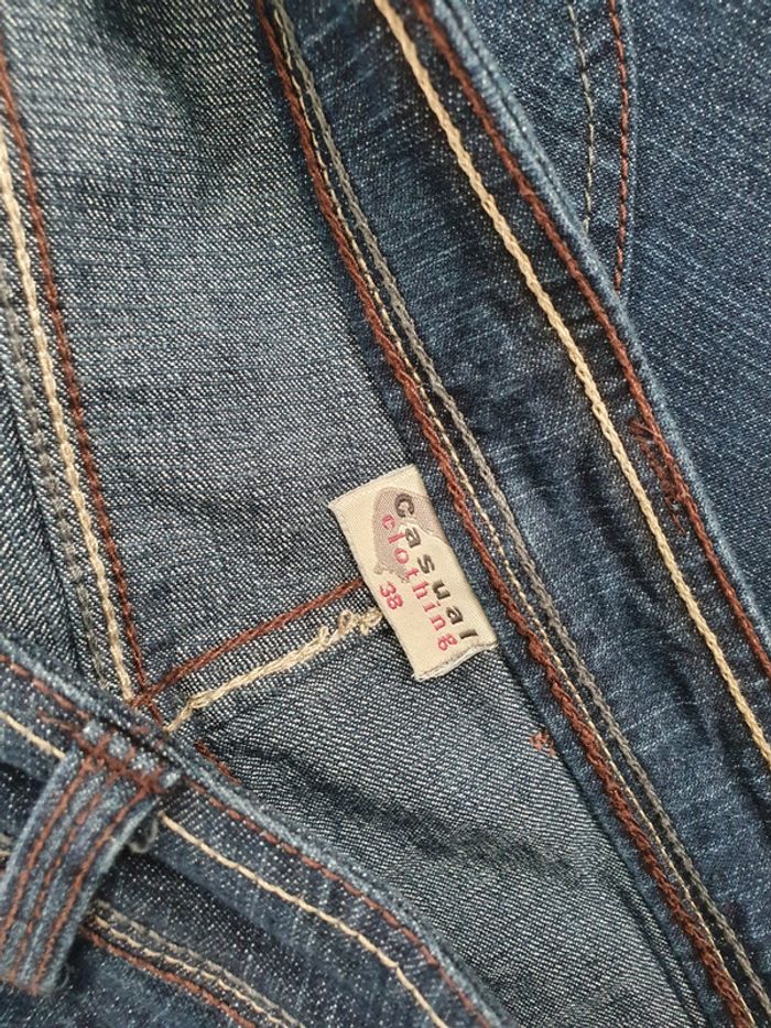 Mini Jupe Effet Jeans - photo numéro 3