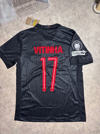Maillot Vitinha PSG noir 
