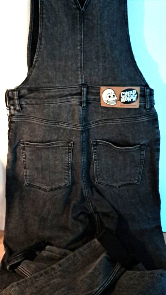 Salopette en jean gris – Cheap Monday – Taille M - photo numéro 6