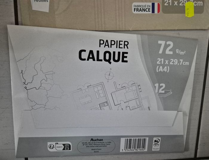 Fournitures scolaires papier dessin, millimétré - photo numéro 2