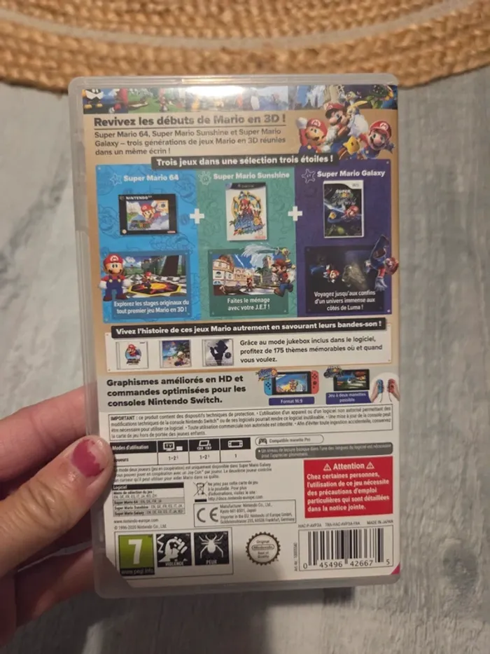 Jeu nintendo switch Super Mario 3D All stars - photo numéro 2