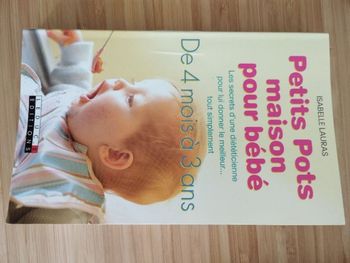 Livre recette petit pot bébé